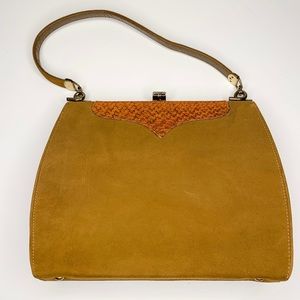 Vintage Suede Handbag